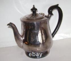 Vintage BARKER ELLIS made in England silver plate Tea Coffee Pot 7 tall RARE