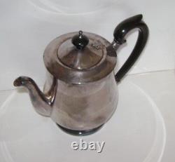 Vintage BARKER ELLIS made in England silver plate Tea Coffee Pot 7 tall RARE