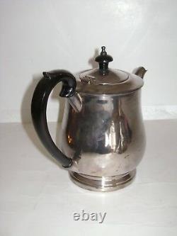 Vintage BARKER ELLIS made in England silver plate Tea Coffee Pot 7 tall RARE