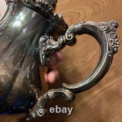 Vintage Baroque by Wallace Silver Plate Tea Coffee Pot Number 752 9 UT1