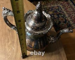 Vintage Baroque by Wallace Silver Plate Tea Coffee Pot Number 752 9 UT1