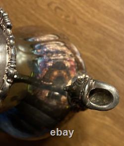 Vintage Baroque by Wallace Silver Plate Tea Coffee Pot Number 752 9 UT1