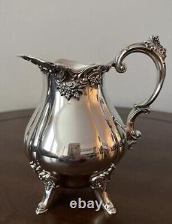 Vintage Baroque by Wallace Silver Plated 3 Pcs Tea Set #281 #283 #284