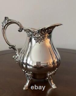 Vintage Baroque by Wallace Silver Plated 3 Pcs Tea Set #281 #283 #284