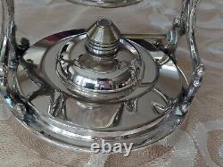 Vintage Birmingham Silver Co 6 Piece Tea Set with Grape Vines in Victorian style