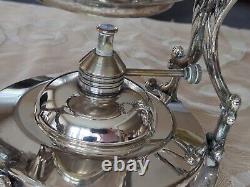 Vintage Birmingham Silver Co 6 Piece Tea Set with Grape Vines in Victorian style