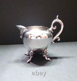 Vintage Birmingham Silver Company 4 Piece Silver Plated Tea Set