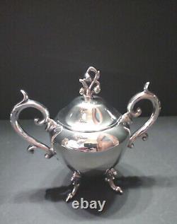 Vintage Birmingham Silver Company 4 Piece Silver Plated Tea Set