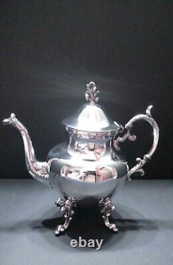 Vintage Birmingham Silver Company 4 Piece Silver Plated Tea Set