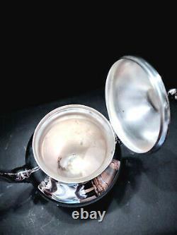 Vintage Birmingham Silver Company 4 Piece Silver Plated Tea Set