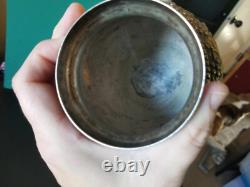 Vintage Birmingham Silver Company Tea Set Silver on Copper Grape Pattern