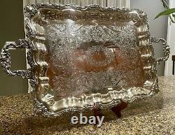 Vintage Coffee & Tea Service Baroque 5 Piece Silver plates Set