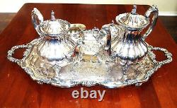 Vintage Community Heavy Silverplate Coffee & Tea Service! Historical Beauty