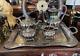 Vintage Community Old English Melon Silverplate 5 Piece Teaset Tea Set