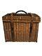 Vintage Drew & Sons En Route Wicker & Silverplate Tea/picnic Set C 1910