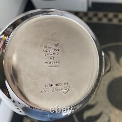 Vintage Eric Clements Elkington Silver Plate 5 piece Coffee Tea Set signed