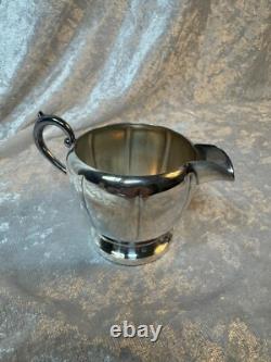 Vintage FB Rogers Silver Co. Silver Plate Tea Pot, Sugar Bowl & Creamer Set