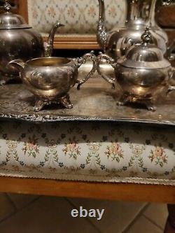 Vintage FB Rogers Silver Plated Coffee & Tea Set. 5 Pieces. #2391