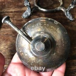 Vintage FB Rogers Silver Plated Samovar Coffee Tea Urn Warmer with Burner 15