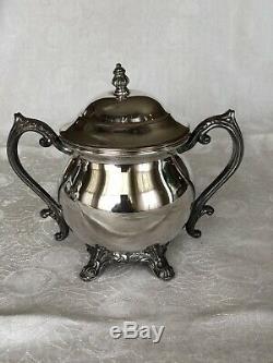 Vintage F. B. Rogers Silver Co. 1883 Silverplate 6-piece Coffee/tea Service Set