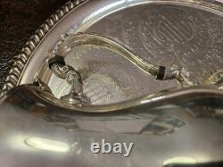 Vintage Gallion Silver Plated 6 Piece Footed Ornate Tea & Coffee Set! Mix Heavy