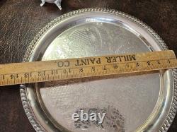 Vintage Gallion Silver Plated 6 Piece Footed Ornate Tea & Coffee Set! Mix Heavy