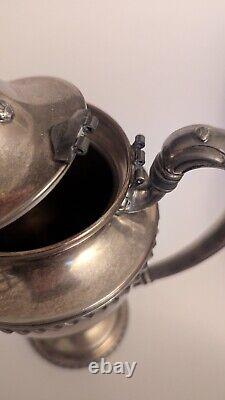 Vintage Gorham & Friedman Sterling Silverplate Coffee Tea Service Set Tarnished