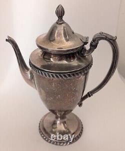 Vintage Gorham & Friedman Sterling Silverplate Coffee Tea Service Set Tarnished