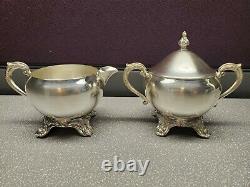 Vintage LEONARD 5 piece SilverPlated Coffee & Tea Set