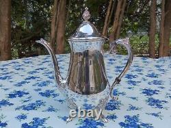 Vintage LEONARD Silver/Silver Plated Coffee & Tea Set