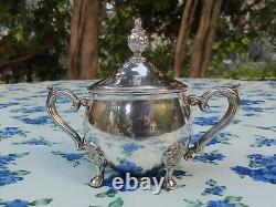 Vintage LEONARD Silver/Silver Plated Coffee & Tea Set