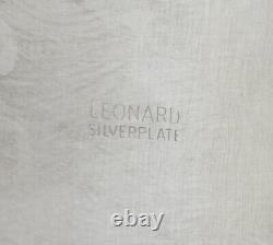 Vintage Leonard Silver Plate Footed Coffee & Tea 6 Piece Set