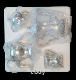 Vintage Leonard Silver Plate Footed Coffee & Tea 6 Piece Set