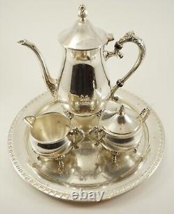 Vintage Leonard Silver Plate Tea Service