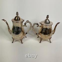 Vintage Leonard Silver Plated 5 Piece Tea Set