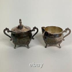 Vintage Leonard Silver Plated 5 Piece Tea Set
