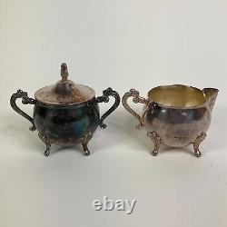Vintage Leonard Silver Plated 5 Piece Tea Set