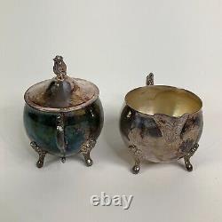 Vintage Leonard Silver Plated 5 Piece Tea Set