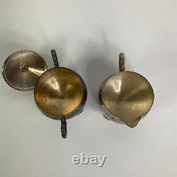 Vintage Leonard Silver Plated 5 Piece Tea Set