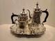 Vintage Leonard Silver Plated 6 Piece Coffee Tea Set With Tray