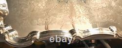 Vintage Leonard Silver Plated 6 Piece Coffee Tea Set with Tray