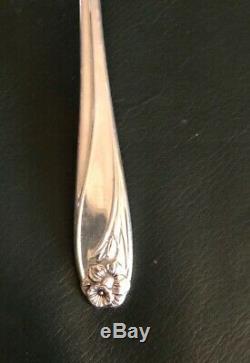 Vintage Lot Of 12 Silverplate Ice Tea Spoons Rogers Bros Daffodil1847 Pattern