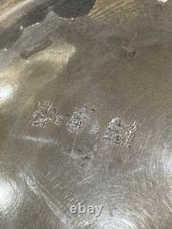 Vintage Melon Design Tea Coffee Cream & Sugar Set England Sheffield Elegant READ