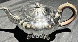 Vintage Melon Sheffield Design by Community 6 Pc Silver Coffee/Tea Set