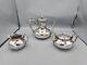 Vintage, Meriden B Company Silver Plate Tea / Coffee Set, Pitcher, Suger, Cream