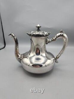 Vintage, Meriden B Company Silver Plate Tea / Coffee Set, Pitcher, Suger, Cream