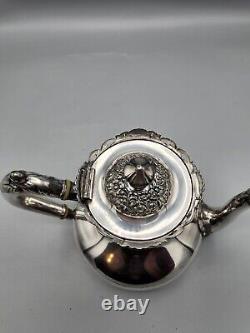 Vintage, Meriden B Company Silver Plate Tea / Coffee Set, Pitcher, Suger, Cream