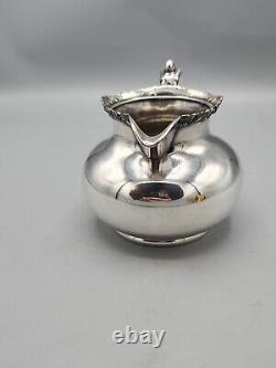 Vintage, Meriden B Company Silver Plate Tea / Coffee Set, Pitcher, Suger, Cream
