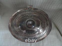 Vintage Mid Century English Barker Ellis Silver Plate Footed Tea Caddy