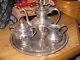 Vintage Middletown Plate Co. & F. B. Rogers Silverplate Tea Set On Tray